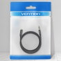 Vention Cable de Audio BHCBH Jack 3.5mm TRRS Macho a Hembra, 2m, Negro